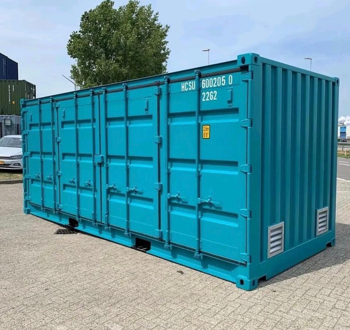 CONTENEDOR MARITIMO DE 20 PIES NUEVO CON PUERTAS LATERALES