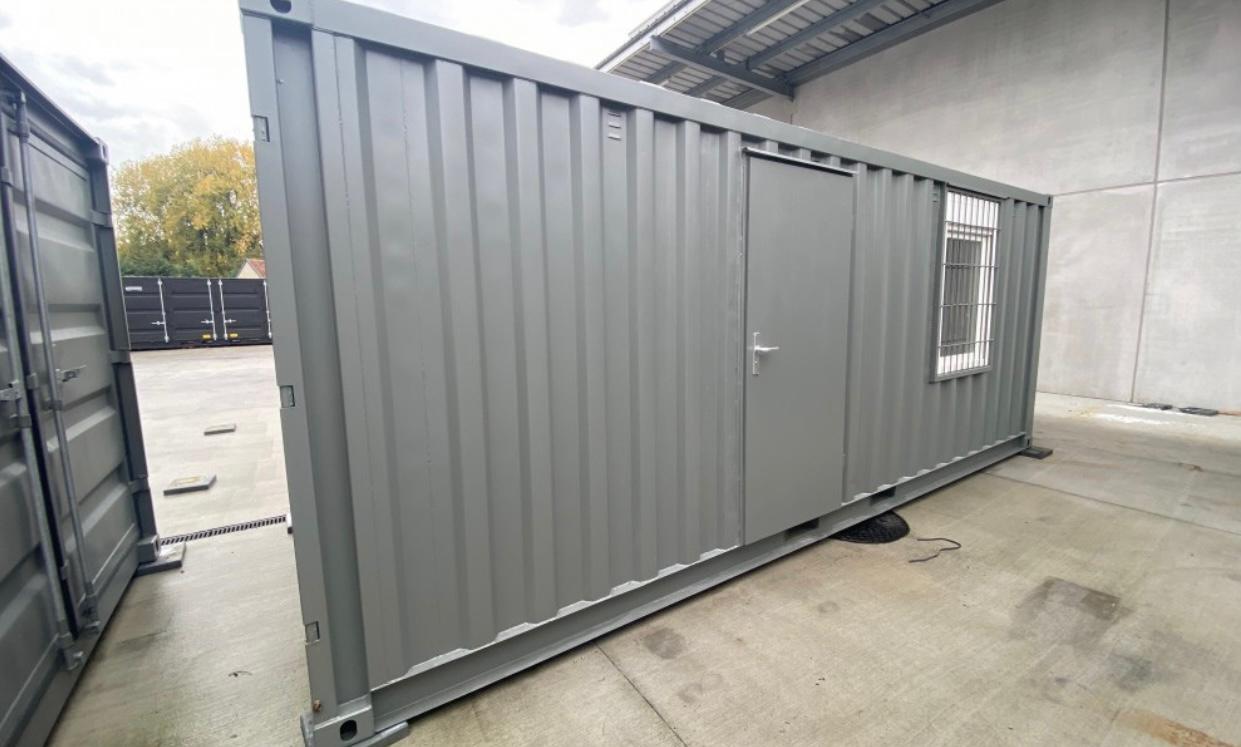 CONTENEDOR MARITIMO DE 20 PIES NUEVO CON PUERTA Y VENTANA