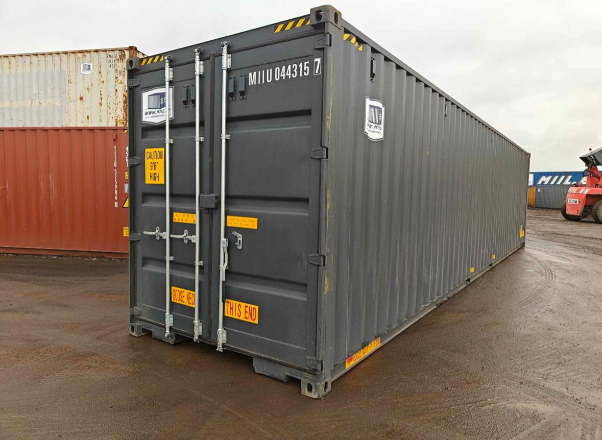 CONTENEDOR MARITIMO DE 40 PIES SEMINUEVO PUERTAS LATERALES