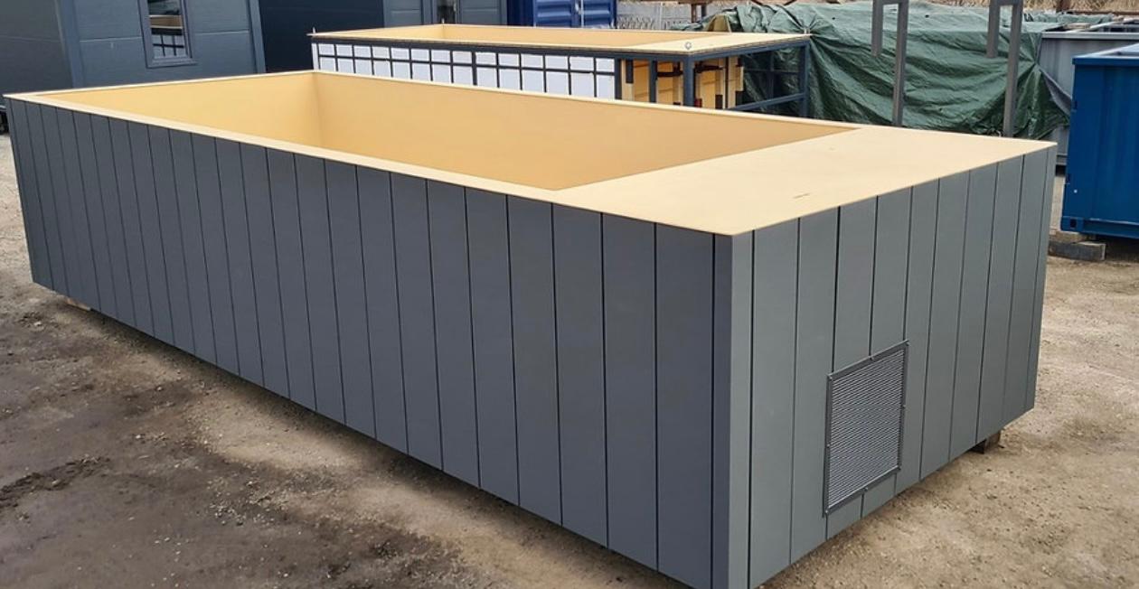 CONTENEDOR PISCINA POLIPROPILENO 6,5 x 2,6m